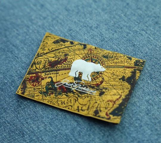 Fancy Woven Label Clothing Trademark